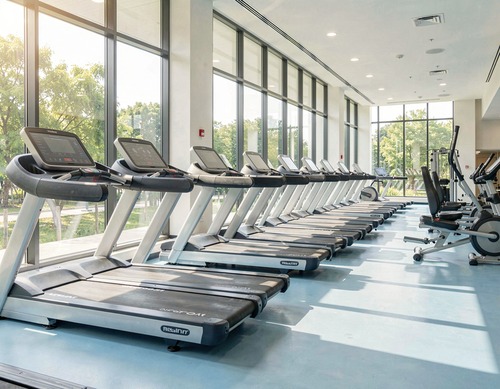 Modern Gym Cardio Equipment