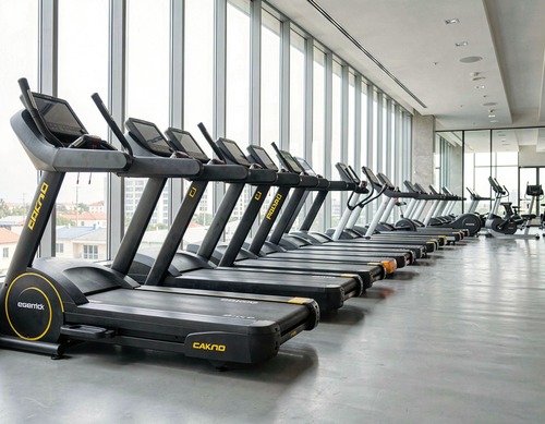 Modern Gym with Ellipticals