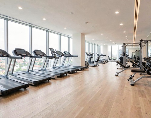 Modern City View Gym