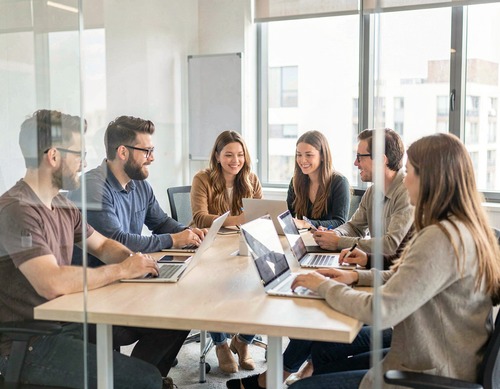 Collaborative Office Meeting