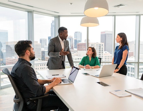 Collaborative Office Meeting