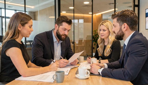 Business Meeting in Office