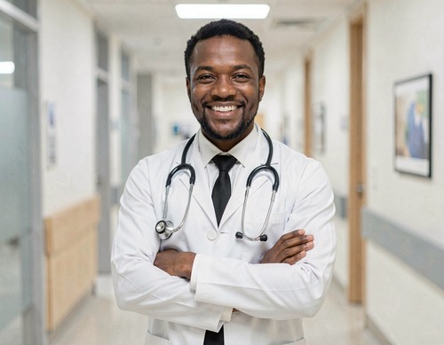 Smiling Male Doctor