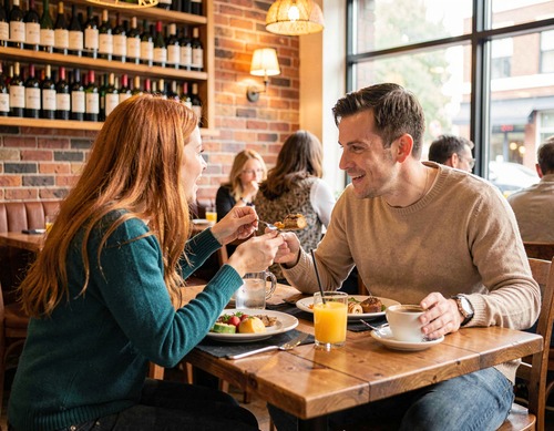 Romantic Dinner at Cozy Bistro