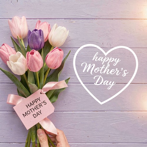 Happy Mother’s Day Tulips and Card
