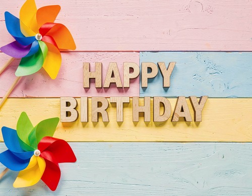 Happy Birthday Colorful Decorations