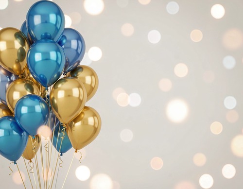 Metallic Balloons Celebration