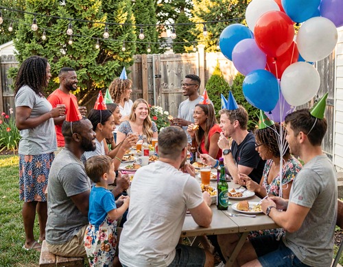Backyard Birthday Party Celebration