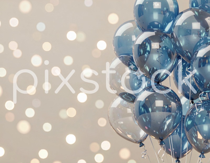 Blue Balloons Celebration