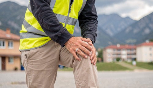 Worker Knee Pain Relief