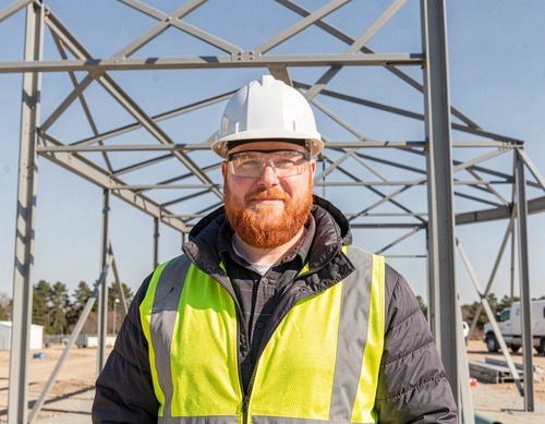 Construction Worker in Safety Gear