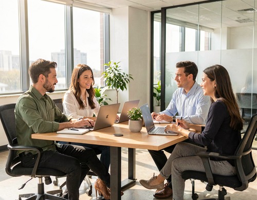 Business Team Collaboration Meeting