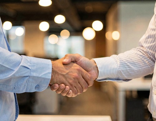 Business Handshake Success