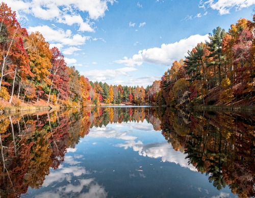 Autumn Lake Reflections
