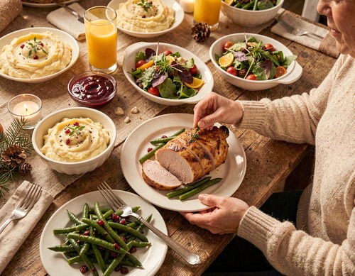 Thanksgiving Turkey Serving Moment