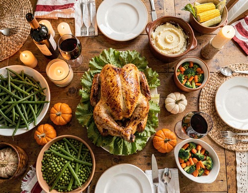 Festive Thanksgiving Table